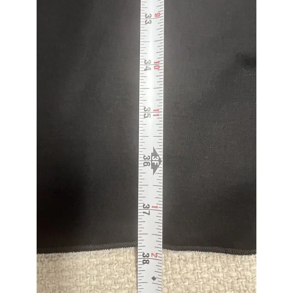 CH. Chapter 2139 3207 Size 28 Wide Leg Button Fly Raw Hem Black Pants V-Vent Leg